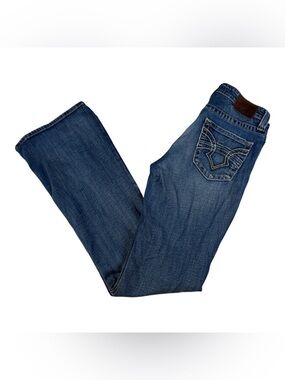 Big Star Maddie Bootcut Jeans Womens 28 Long Mid Rise Medium Wash